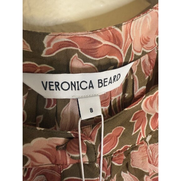Veronica Beard Silk Ashlynn Blouse Size 8 NWT - Picture 5 of 7